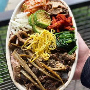 Traditionalist Bibimbap Beef Bulgogi