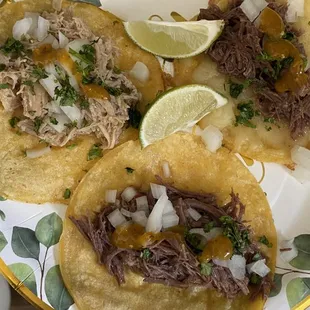 Have tacos at your next event.  1 beef, 1 chicken and a 1 pork taco