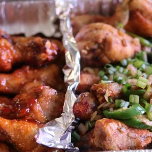 Sweet Chili Wings or Salt &amp; Pepper will be the best finger foods for your next party