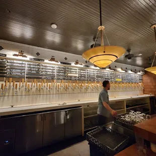 Never have I seen so many choices for beers