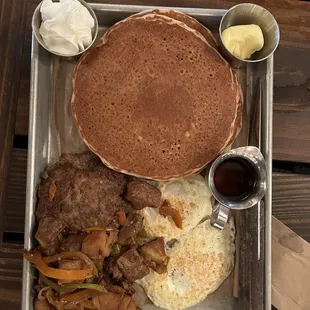 Pancake Breakfast..can feed 2 people!