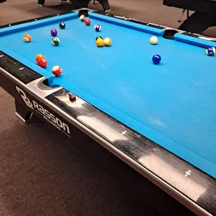 a pool table