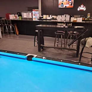 a pool table