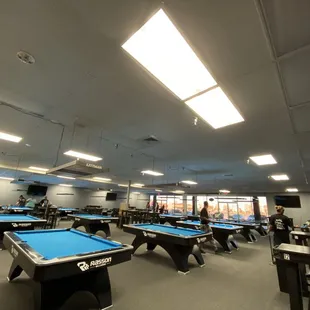 a pool table
