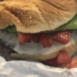 Garlic Parmesan Burger