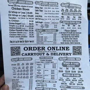 menu, sushi and sashimi