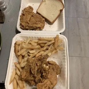 3pcs Chicken Thighs Dinner