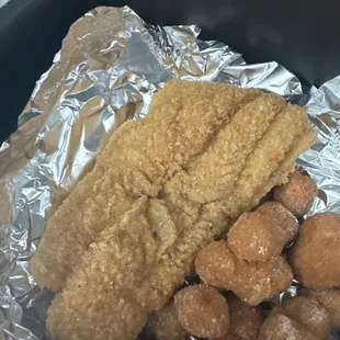 Catfish and okra