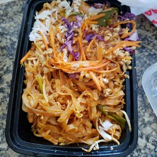 Pad thai overcooked