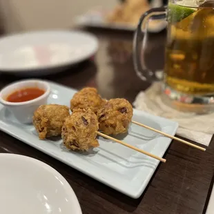 Crispy Chicken Meatballs
