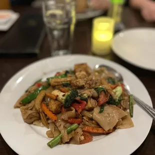 Vegetable Drunken Noodles