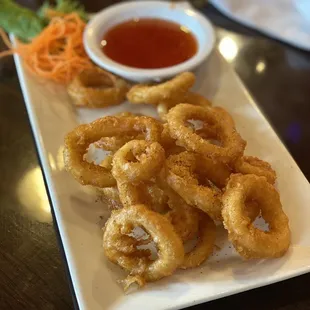 Calamari appetizer