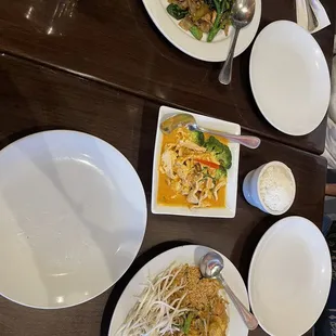 Pad See Ew Panang Curry Pad Thai