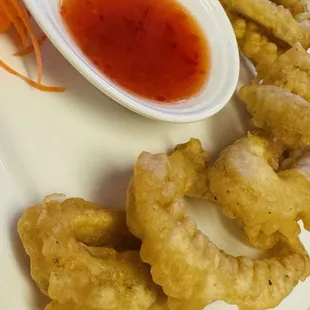 chicken wings and fried chicken, food
