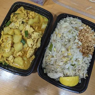 Gang Garee and Pud Thai