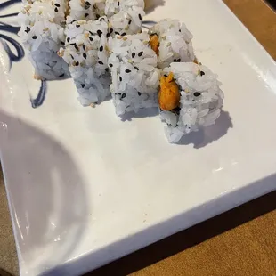 Crawfish sushi