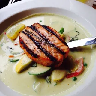 Salmon Green Curry Sauce