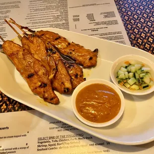 Chicken Satay Appetizer....delicious !