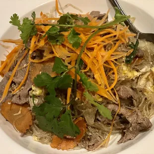 Yum Woon Seb with beef (special request, not offered in menu)