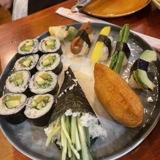 Vegetable Sushi Plate