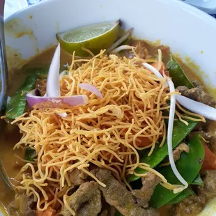 Khao Soy with beef
