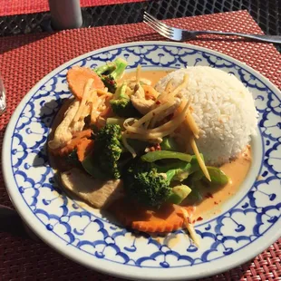 Red curry spicy level 7