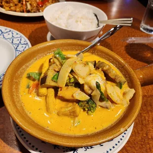 Pak Curry...Random Vegetables with Curry Sauce