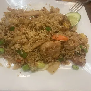 Pineapple fried rice  Really good