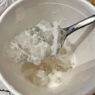 Tapioca with Young Coconut