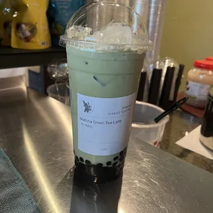 Matcha Green Latte.