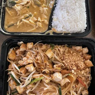 7. Red Curry  &amp; 1. Pad Thai