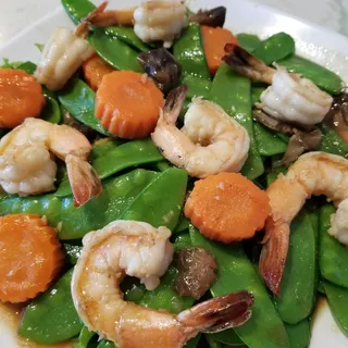17. Shrimp with Snow Peas