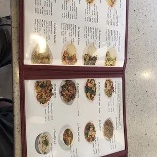 Menu with Photos