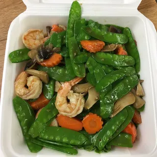 17. Shrimp with Snow Peas