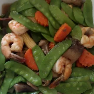 17. Shrimp with Snow Peas
