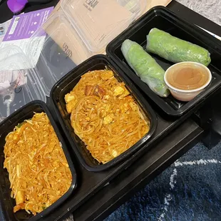 Pad Thai &amp; Spring Rolls