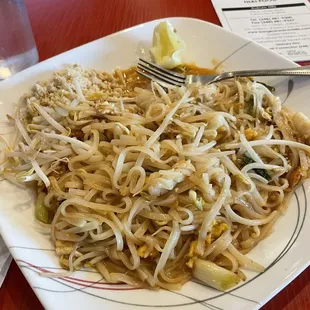 Pad Thai plate