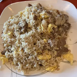 Kow Pad Kra Tiem Dinner