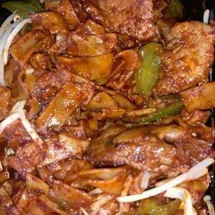 Hot drunken noodle