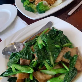 Crispy Pork Chinese Broccoli