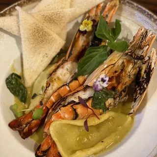 Giant River Prawn Green Curry (GF)