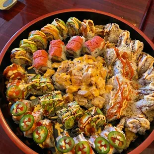 Assorted Sushi Rolls
