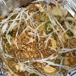 a close up of a plate of food