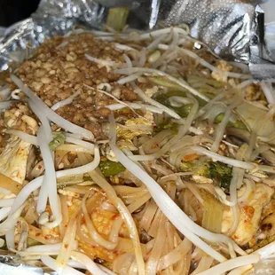 a close up of a plate of food