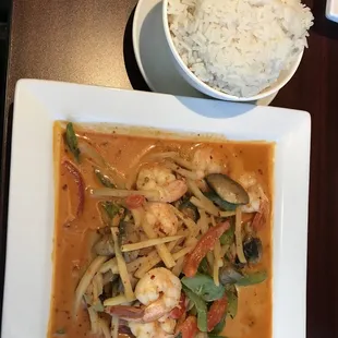 Gang Gai - Red Curry Shrimp