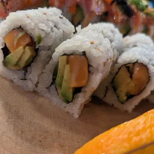 Salmon avocado roll