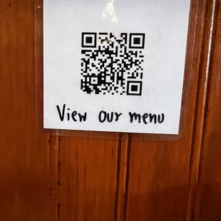Menu qr.