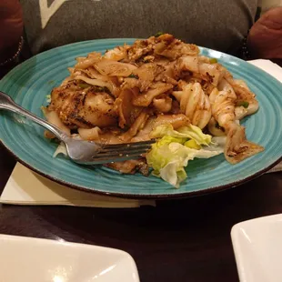Stir fry chicken and dwid