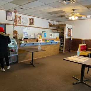 Ordering and dining area.