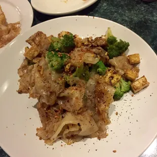 Drunken Noodles with tofu